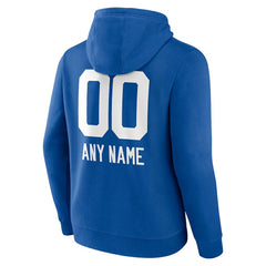 Indianapolis Colts Personalized Name & Number Team Wordmark Pullover Hoodie