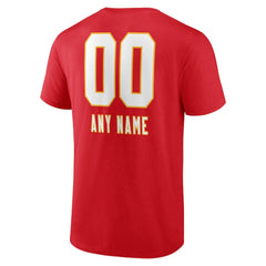 Kansas City Chiefs Personalized Name & Number Team Wordmark T-Shirt