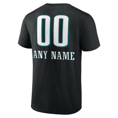 Philadelphia Eagles Personalized Name & Number Team Wordmark T-Shirt