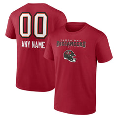 Tampa Bay Buccaneers Personalized Name & Number Team Wordmark T-Shirt