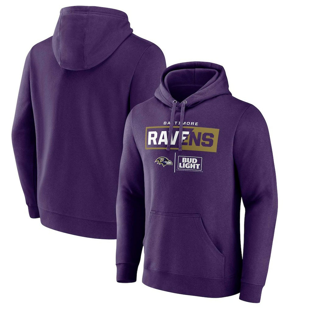 Baltimore Ravens NFL x Bud Light Pullover Hoodie