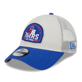 Philadelphia 76ers Throwback Patch Trucker 9FORTY Adjustable Hat Online