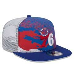 Philadelphia 76ers Court Sport Speckle 9FIFTY Snapback Hat New