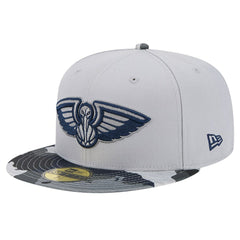 New Orleans Pelicans Active Color Camo Visor 59FIFTY Fitted Hat Discount