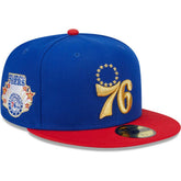 Philadelphia 76ers Gameday Gold Pop Stars 59FIFTY Fitted Hat Discount