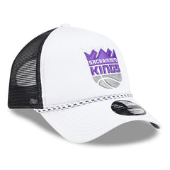 Sacramento Kings Court Sport Foam A-Frame 9FORTY Adjustable Trucker Hat On Sale
