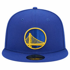Golden State Warriors Court Sport Leather Applique 59FIFTY Fitted Hat sale On Sale