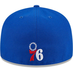 Philadelphia 76ers Game Day Hollow Logo Mashup 59FIFTY Fitted Hat On Sale