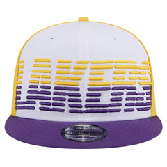 Los Angeles Lakers Throwback Gradient Tech Font 9FIFTY Snapback Hat Discount