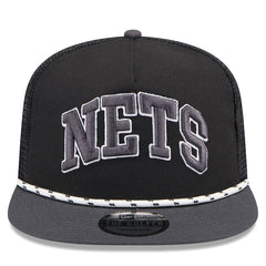 Brooklyn Nets Throwback Team Arch Golfer Snapback Hat New