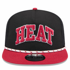 Miami Heat Throwback Team Arch Golfer Snapback Hat Online