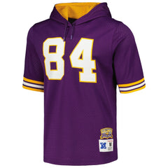 Minnesota Vikings Mitchell & Ness Randy Moss Retired Player Name & Number Mesh Hoodie T-Shirt