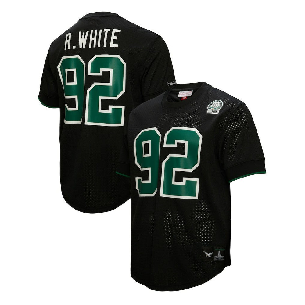 Philadelphia Eagles Mitchell & Ness Reggie White Retired Player Name & Number Mesh Top