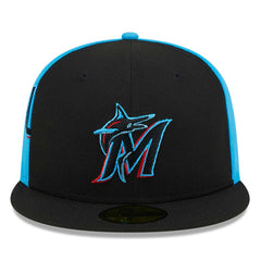 Miami Marlins New Era Gameday Sideswipe 59FIFTY Fitted Hat | MLB Outlet
