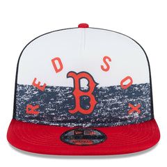 Boston Red Sox New Era Team Foam Front A-Frame Trucker 9FIFTY Snapback Hat | MLB On Sale