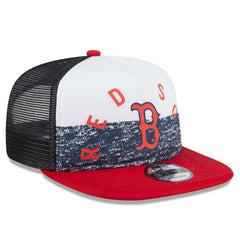 Boston Red Sox New Era Team Foam Front A-Frame Trucker 9FIFTY Snapback Hat | MLB On Sale