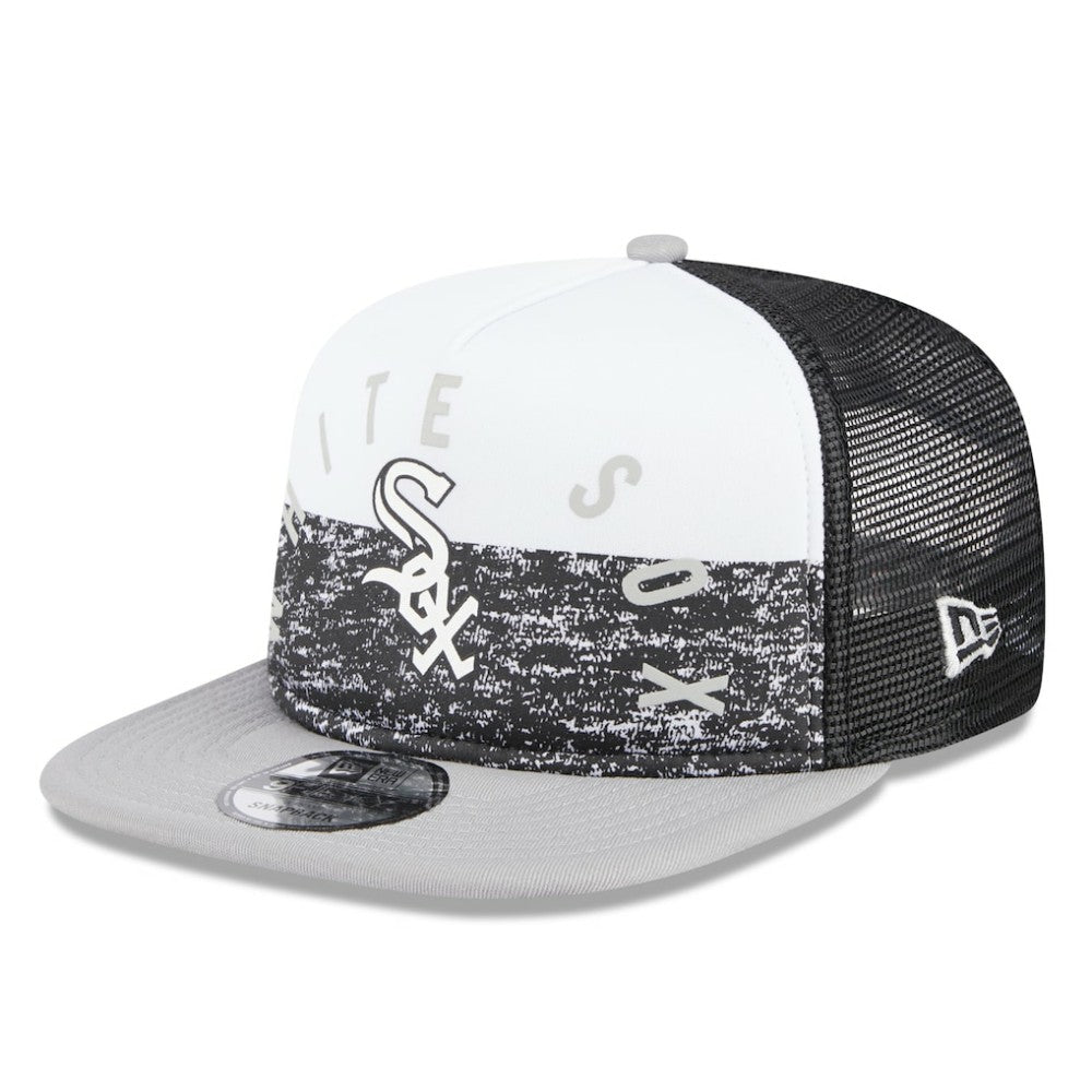Chicago White Sox New Era Team Foam Front A-Frame Trucker 9FIFTY Snapback Hat | MLB Shop