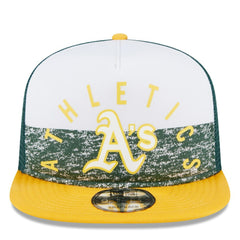 Athletics New Era Team Foam Front A-Frame Trucker 9FIFTY Snapback Hat | MLB Discount