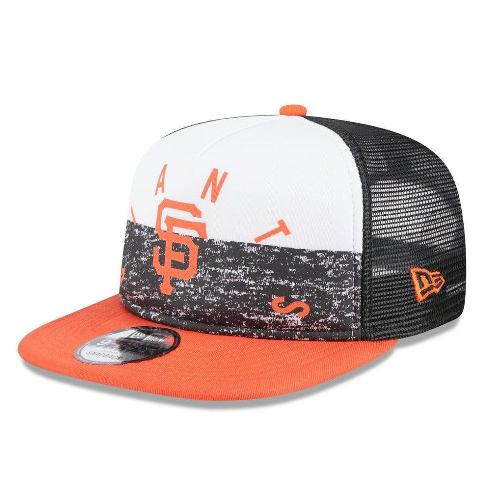 San Francisco Giants New Era Team Foam Front A-Frame Trucker 9FIFTY Snapback Hat | MLB Shop