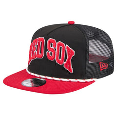 Boston Red Sox New Era Throwback Meshback Golfer Hat | MLB Outlet