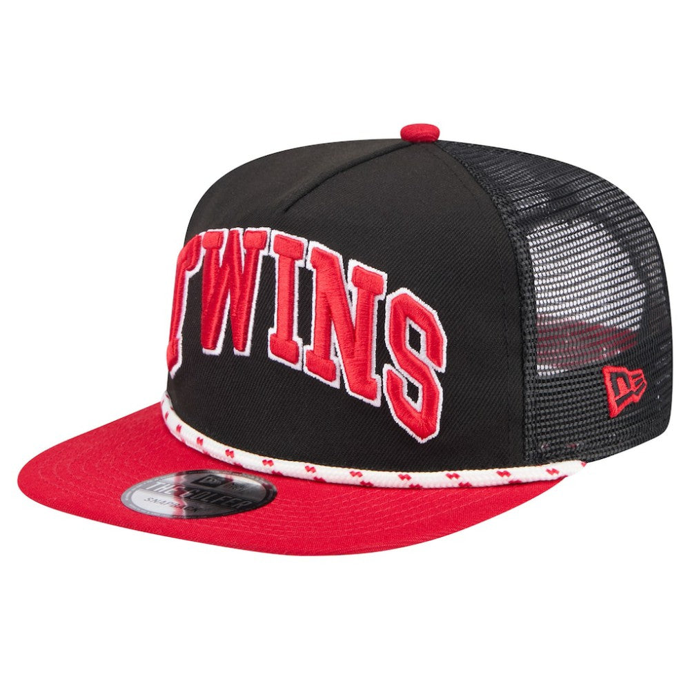 Minnesota Twins New Era Throwback Meshback Golfer Hat | MLB New