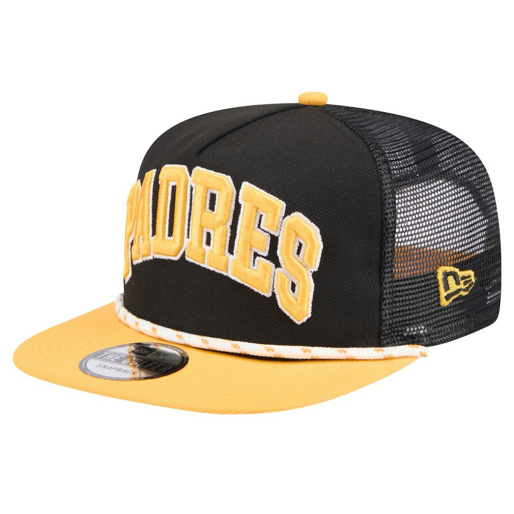 San Diego Padres New Era Throwback Meshback Golfer Hat | MLB On Sale