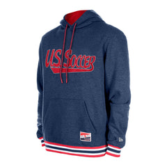 USMNT 5th & Ocean by New Era Throwback Fleece Pullover Hoodie Navy - New Era