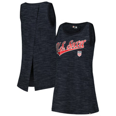USWNT 5th & Ocean by New Era Women's Athletic Cross Back Tank Top Navy - New Era