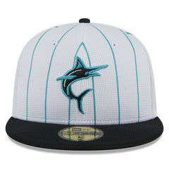 Miami Marlins New Era 2025 Batting Practice 59FIFTY Fitted Hat | MLB Shop