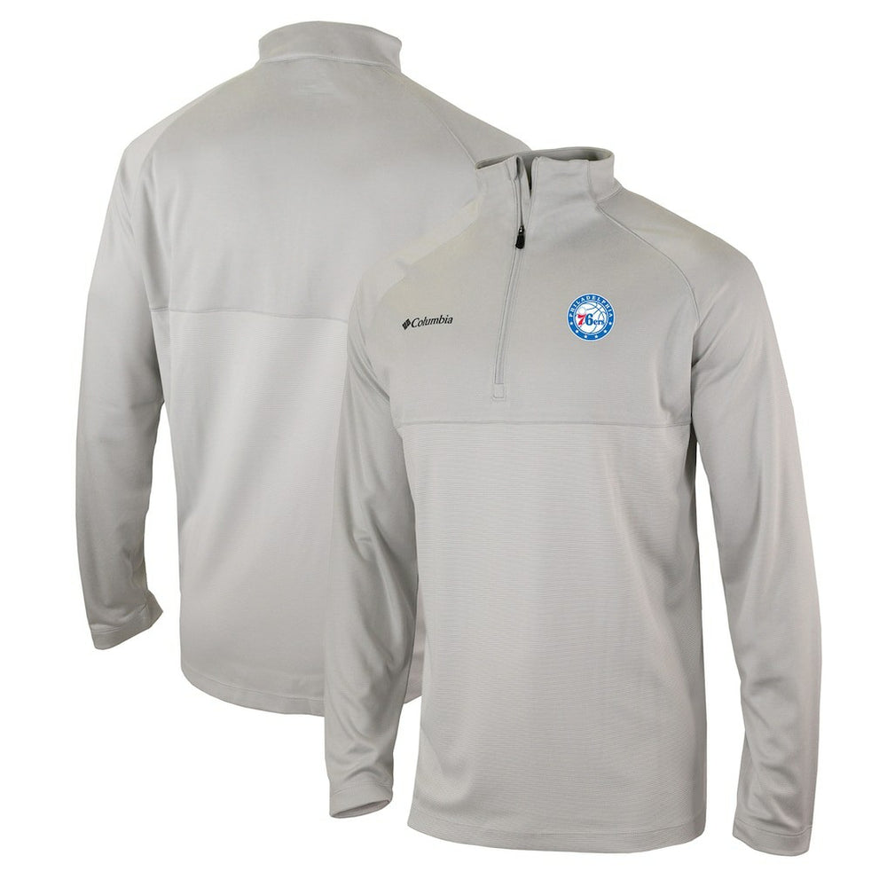 Philadelphia 76ers Omni-Wick Rockin' It Quarter-Zip Pullover Top New