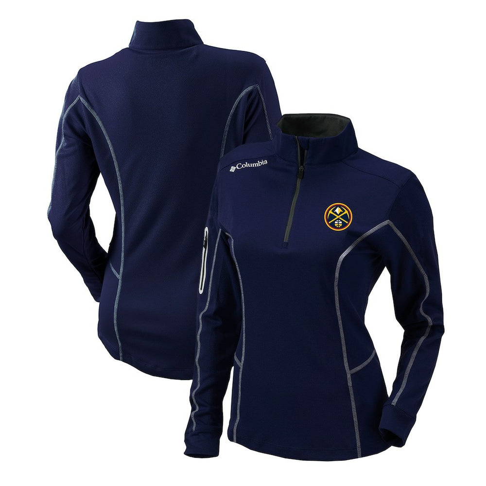 Denver Nuggets Women's Omni-Wick Shotgun Quarter-Zip Pullover Top sale On Sale