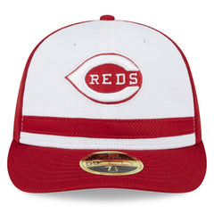 Cincinnati Reds New Era 2025 Batting Practice Low Profile 59FIFTY Fitted Hat | MLB On Sale