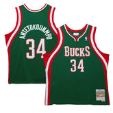 Giannis Antetokounmpo Milwaukee Bucks 2013/14 Hardwood Classics Swingman Jersey On Sale