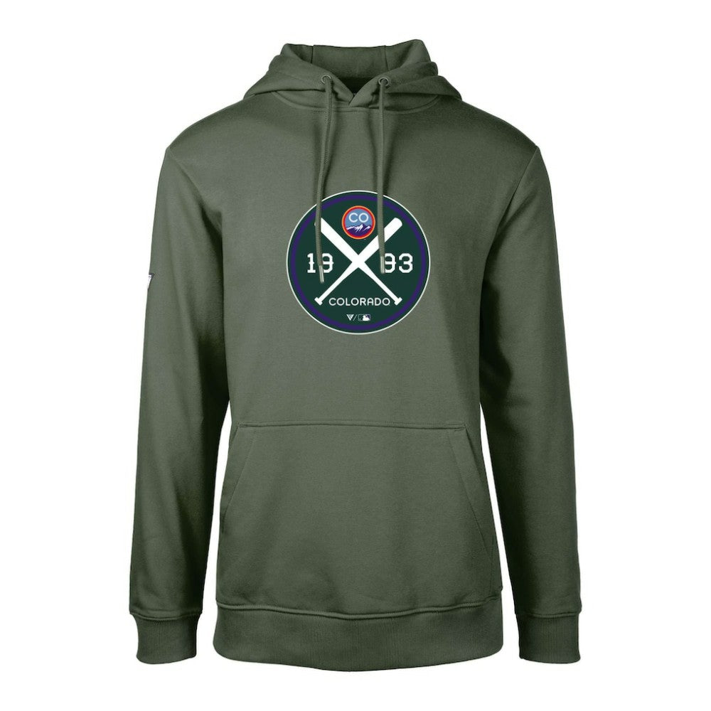 Colorado Rockies Levelwear City Connect Podium Strike Pullover Hoodie | MLB On Sale