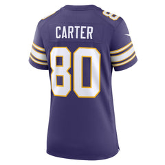 Minnesota Vikings Nike Cris Carter Women's Classic Retired Player Game Jersey