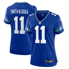 Seattle Seahawks Nike Jaxon Smith-Njigba Women's Throwback Player Game Jersey