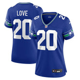 Seattle Seahawks Nike Julian Love Women's Throwback Player Game Jersey