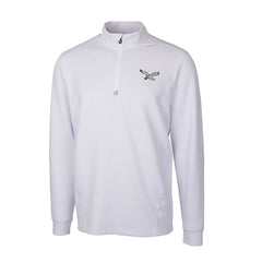 Philadelphia Eagles Cutter & Buck Traverse Stretch Quarter-Zip Pullover