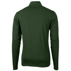 Philadelphia Eagles Cutter & Buck Virtue Eco Pique Recycled Quarter-Zip Pullover