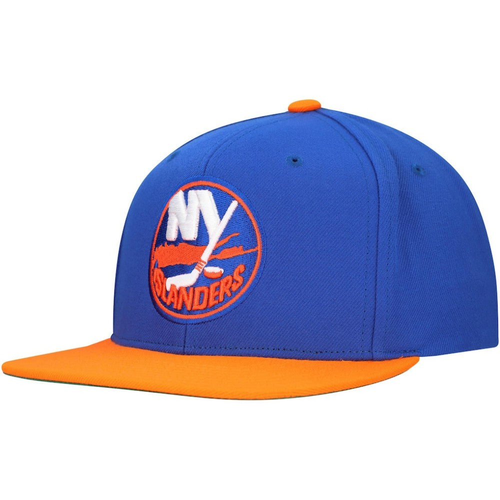 New York Islanders Mitchell & Ness Core Team Ground 2.0 Snapback Hat Discount