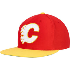 Calgary Flames Mitchell & Ness Core Team Ground 2.0 Snapback Hat Sale