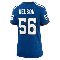 Indianapolis Colts Nike Quenton Nelson Women's Indiana Nights Alternate Game Jersey