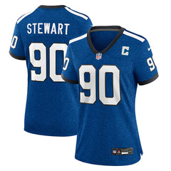 Indianapolis Colts Nike Grover Stewart Women's Indiana Nights Alternate Game Jersey