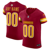 Washington Commanders Nike Team Vapor F.U.S.E. Elite Custom Jersey