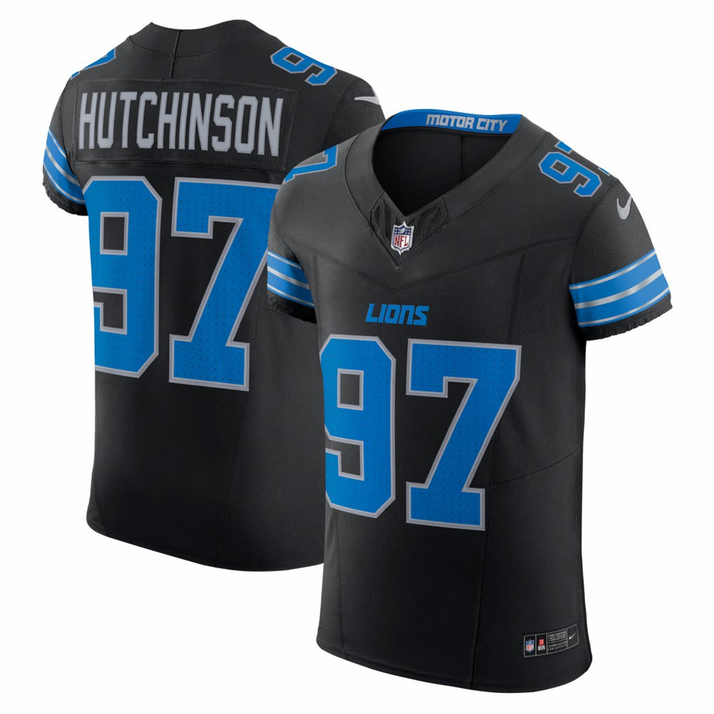 Aidan Hutchinson Detroit Lions Alternate Vapor F.U.S.E. Elite Jersey - Black