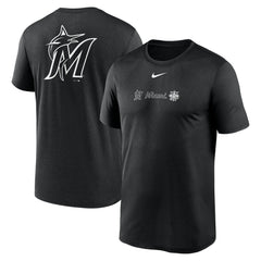 Miami Marlins Nike Fashion Over Shoulder Logo Legend T-Shirt | MLB Discount