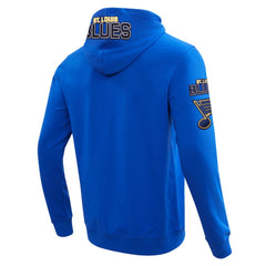 St. Louis Blues Pro Standard Classic Chenille Full-Zip Hoodie Jacket Outlet