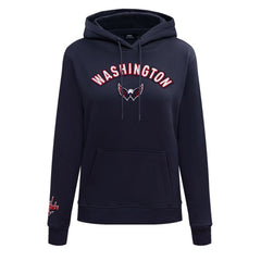 Washington Capitals Pro Standard Women's Classic Chenille Pullover Hoodie For Sale