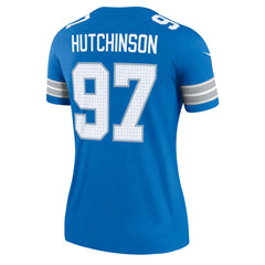 Detroit Lions Nike Aidan Hutchinson Women's Legend Player Performance Top
