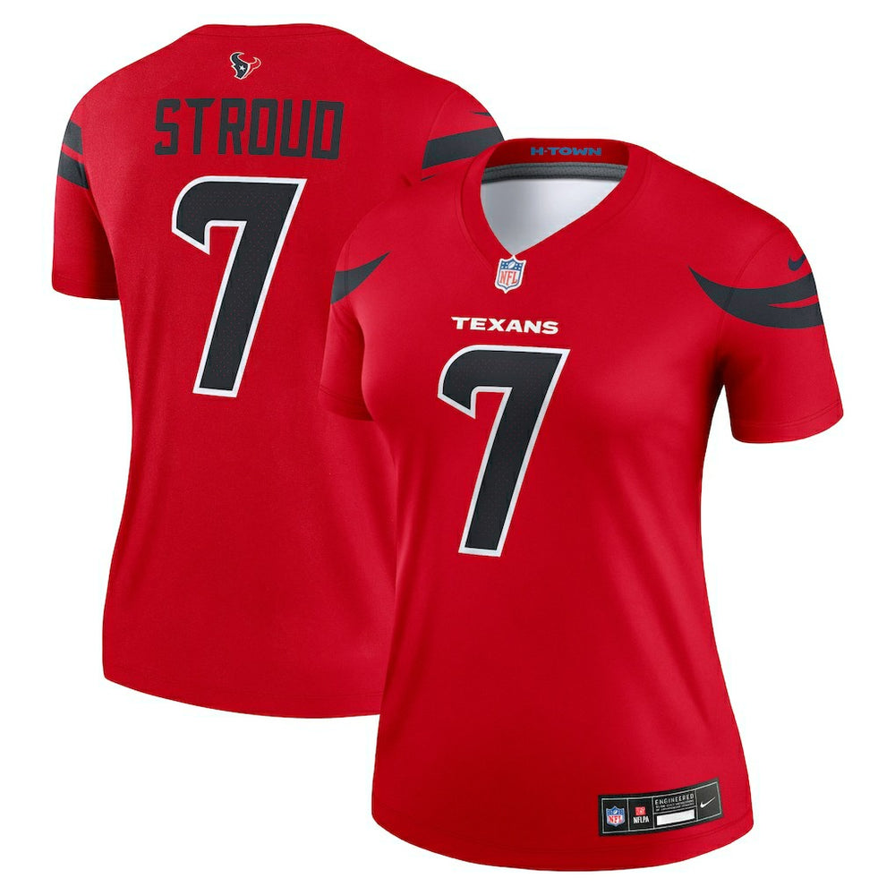 Houston Texans Nike C.J. Stroud Women's Alternate Legend Player Performance Top